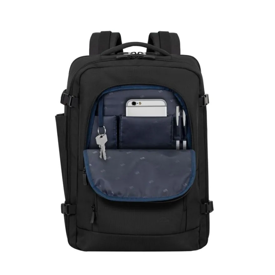 RIVACASE Tegel Eco - Sac à dos pour ordinateur portable 17,3" - noir