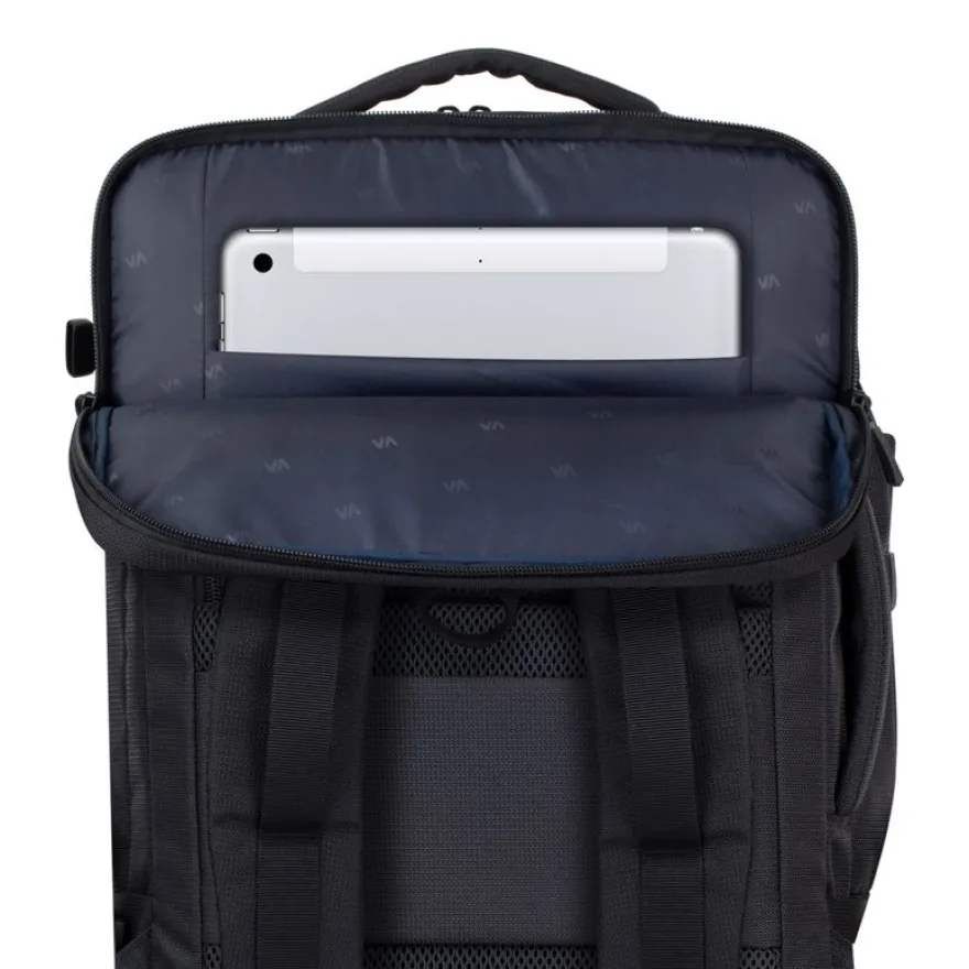RIVACASE Tegel Eco - Sac à dos pour ordinateur portable 17,3" - noir