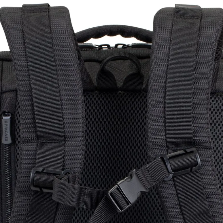 RIVACASE Tegel Eco - Sac à dos pour ordinateur portable 17,3" - noir
