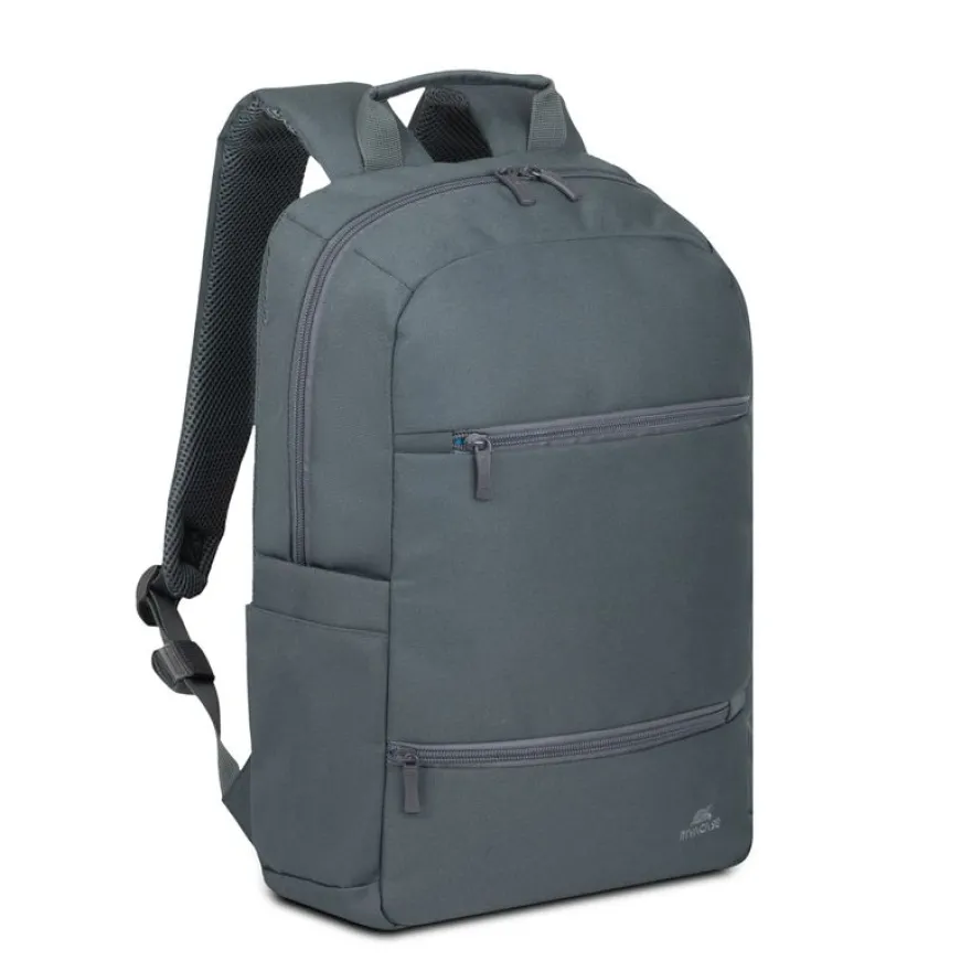RIVACASE Ulsan 8265 - Sac à dos pour ordinateur portable 15,6" - gris – Imperméable et Compact