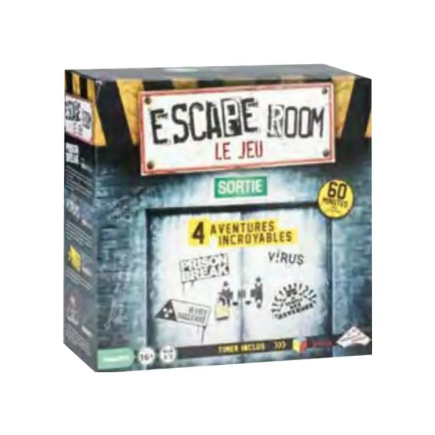 Riviera Games - Coffre de 4 jeux "Escape Room"