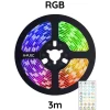 R-Music - Bande LED RGB - 3m - USB + Télécommande - Multicolore