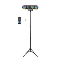 R-Music - SPOTS DJ LED sur trépied - Multicolore