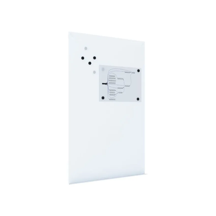 Rocada by CEP - Tableau blanc sans cadre - 75 x 115 cm - blanc