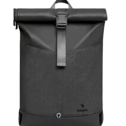 Roll Top Antoine - 45 cm - 1 compartiment - noir - Biopic