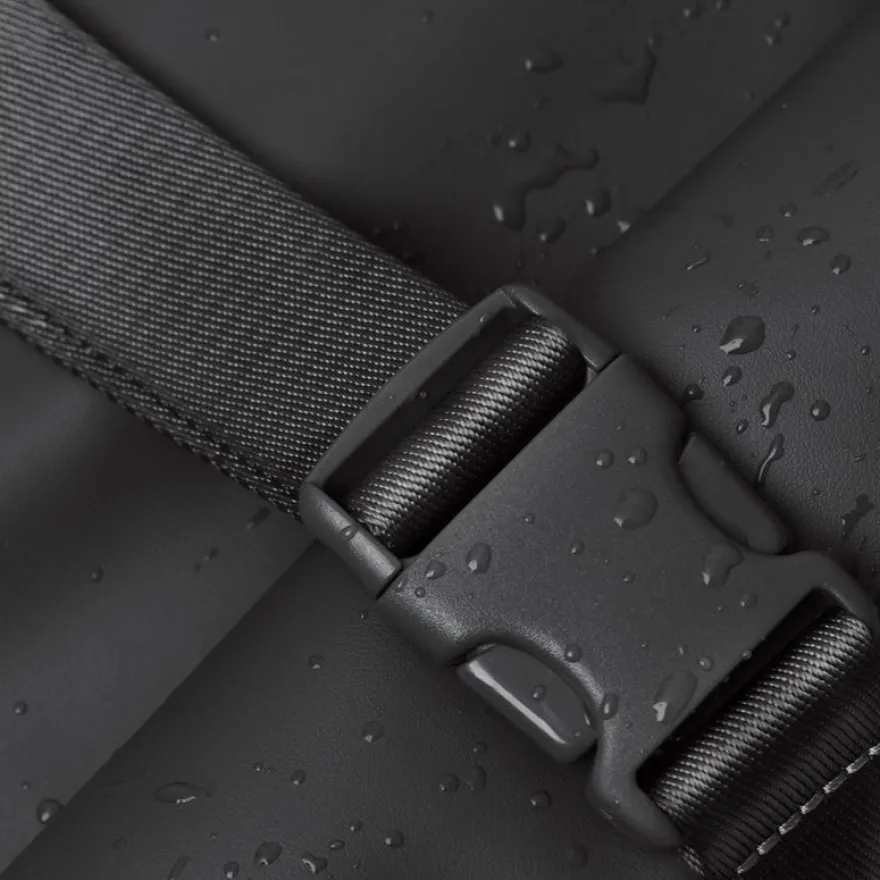 Roll Top Antoine - 45 cm - 1 compartiment - noir - Biopic