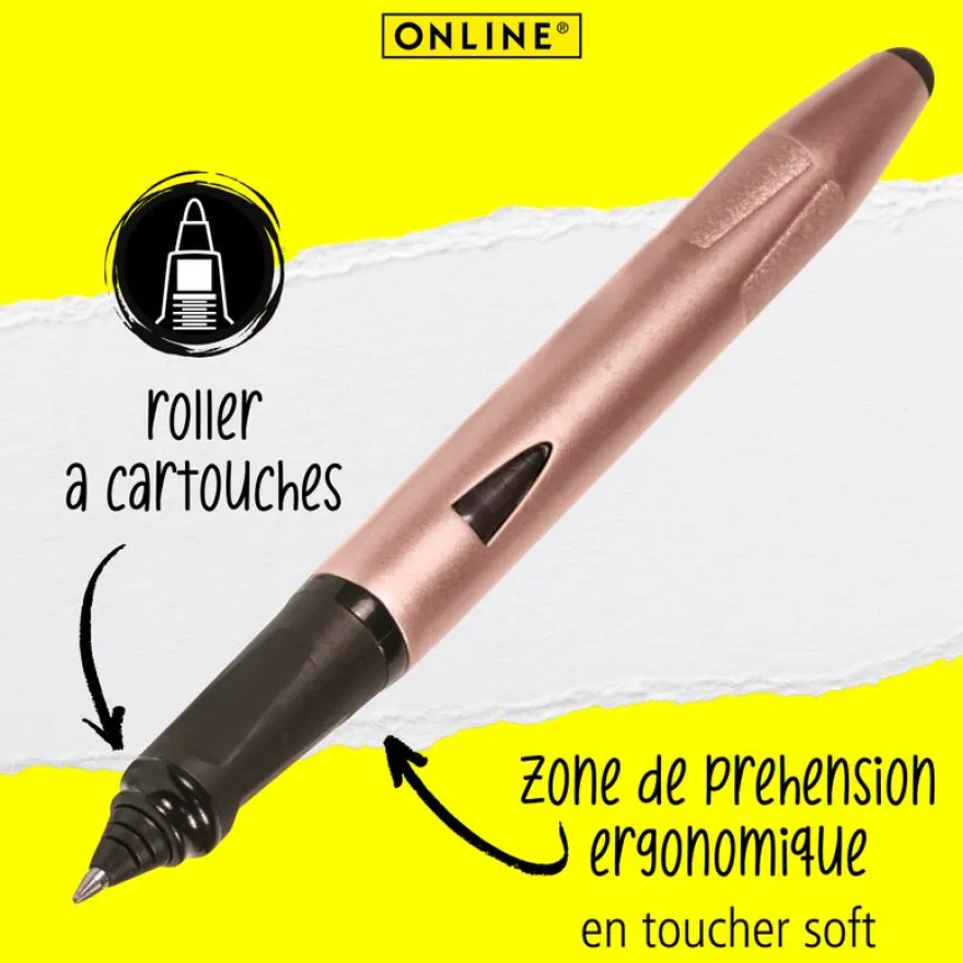 Roller à cartouches tactile Switch Plus Rosegold