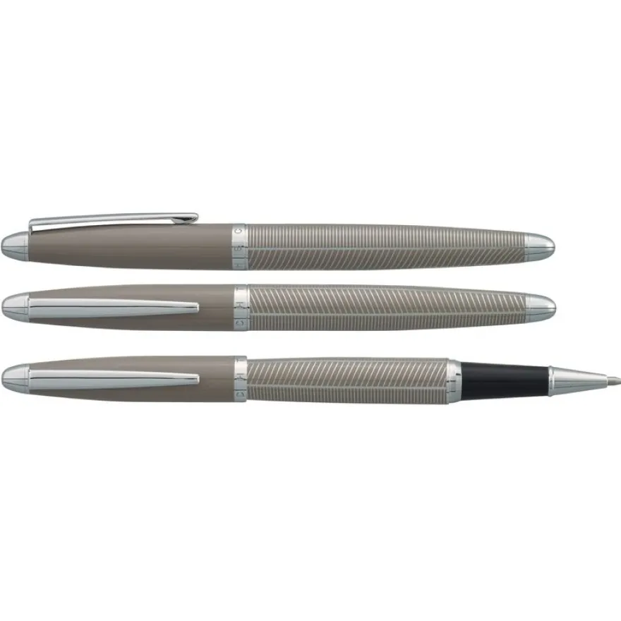 Roller HECHTER PARIS "Alliance Rayures" coloris gris