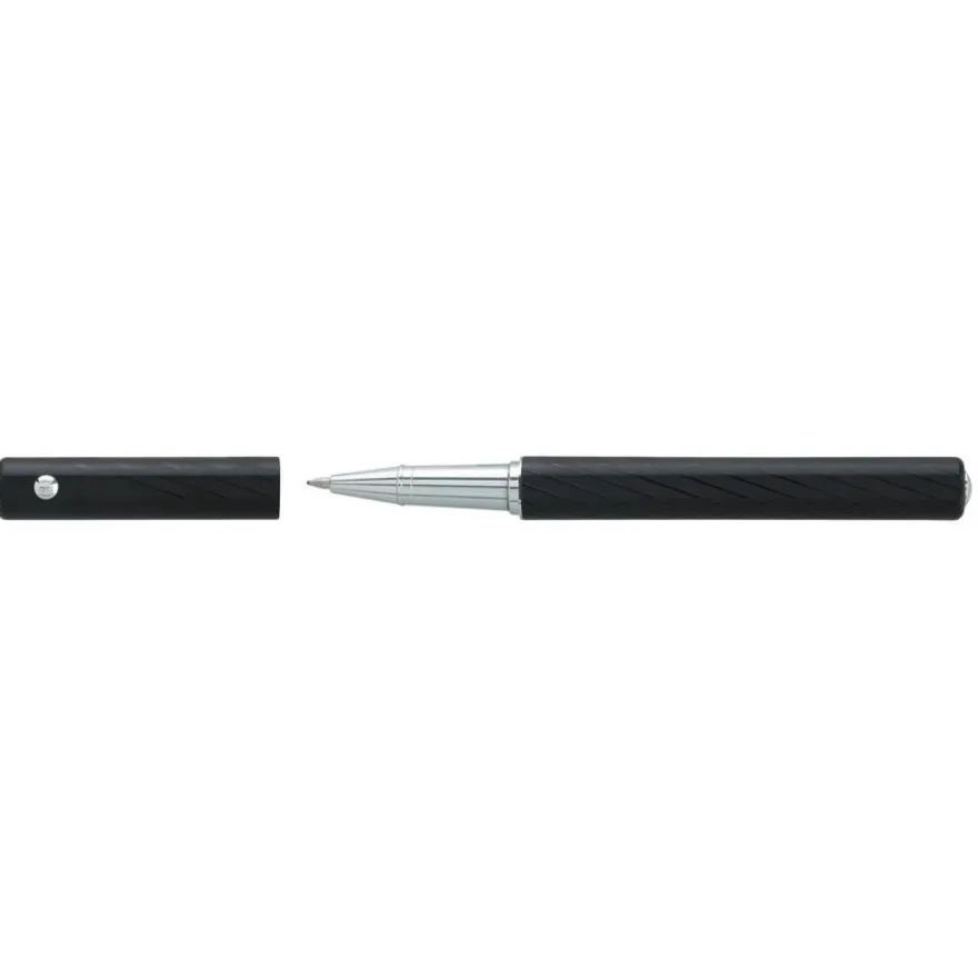 Roller HECHTER PARIS "Hexagone Plaids" coloris noir mat avec lignes