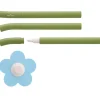 Roller magnétique sur socle ENZO VARINI "Daisy pen" coloris vert & bleu