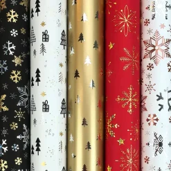 Rouleau papier cadeau couché métallisé 0,7 x 2 m 74g CHAMONIX - Viquel