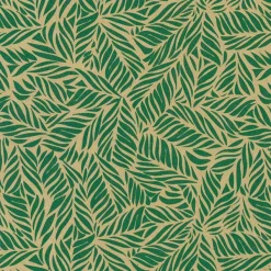 Rouleau papier cadeau kraft 0,7 x 50 m 65g imprimé feuilles - Viquel