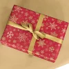 Rouleau papier cadeau kraft 0,7 x 50 m 65g imprimé Noël - Viquel