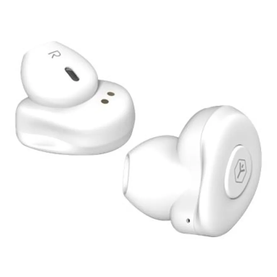 Ryght Airgo Kit main libre - Ecouteurs sans fil bluetooth avec micro - intra-auriculaire - blanc