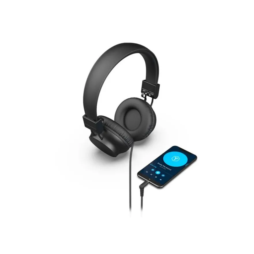 Ryght Nima - Casque filaire avec micro - jack 3,5mm - noir