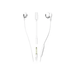 Ryght SALTO - Écouteurs avec micro - intra-auriculaire - filaire - jack 3,5mm - blanc