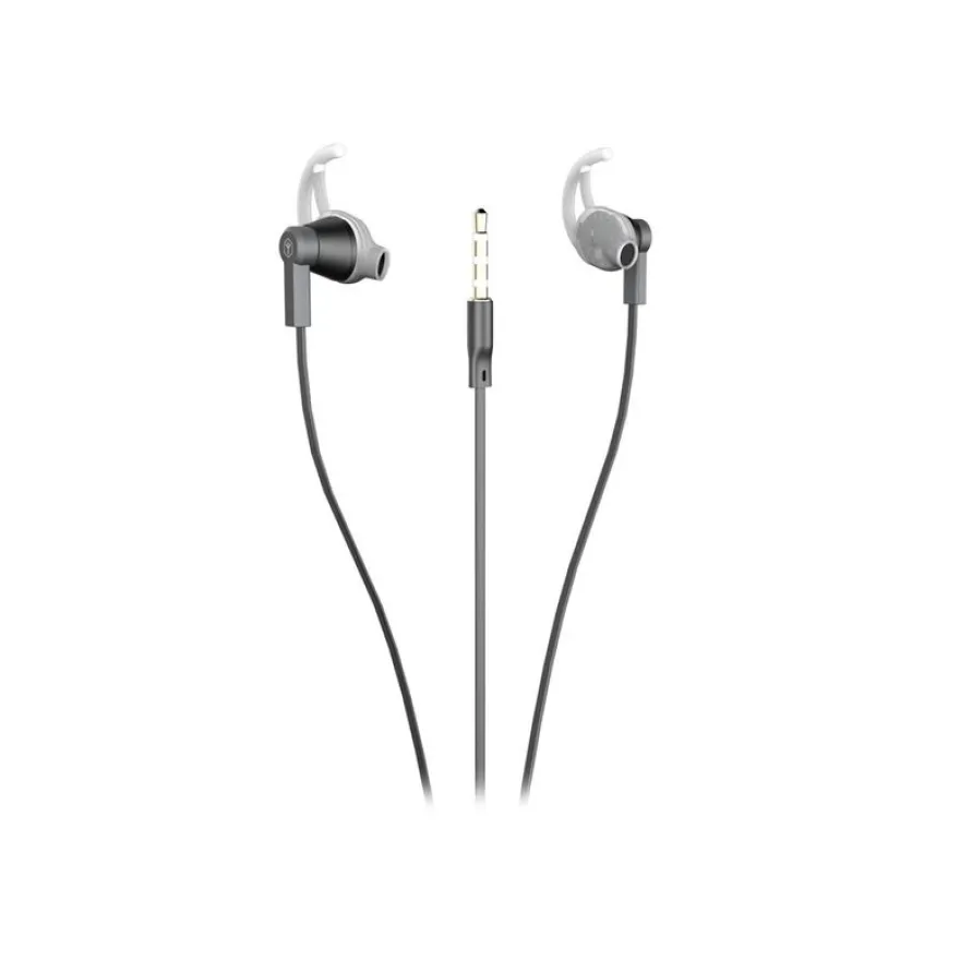 Ryght SPORT BUDS - Écouteurs avec micro - intra-auriculaire - filaire - jack 3,5mm - noir