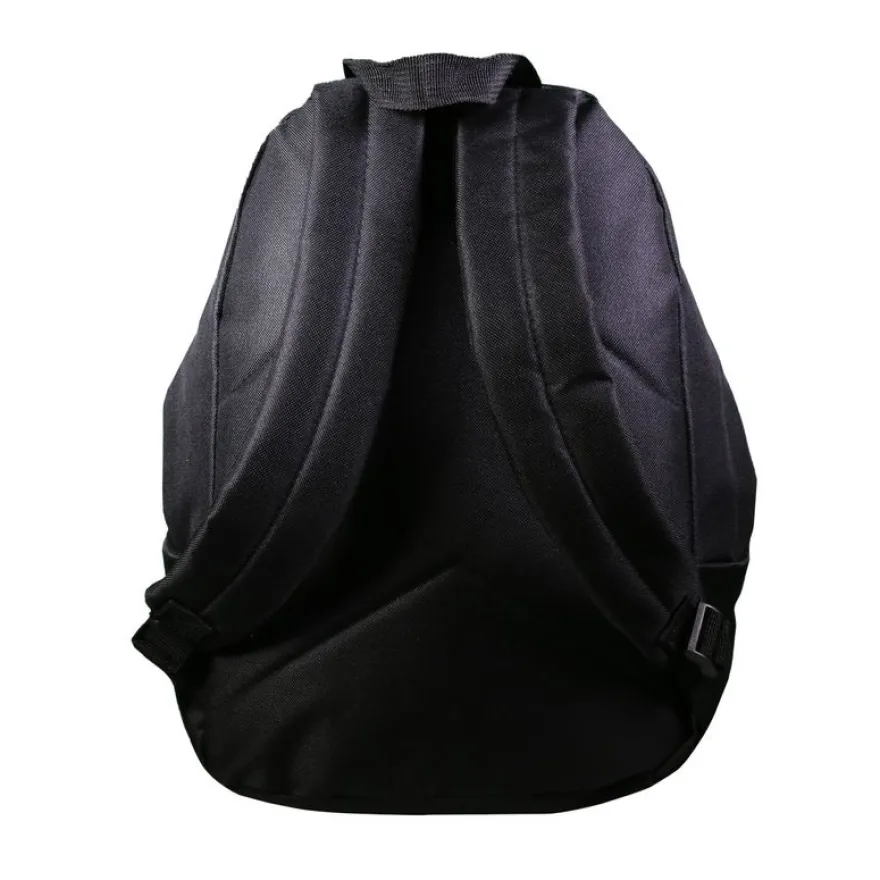 Sac à dos 1 compartiment + trousse à personnaliser avec 5 patchs autocollants - fille - noir - Bagtrotter