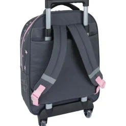 Sac à dos à roulettes Cosmic Girl - 1 compartiment - gris anthracite - Oberthur