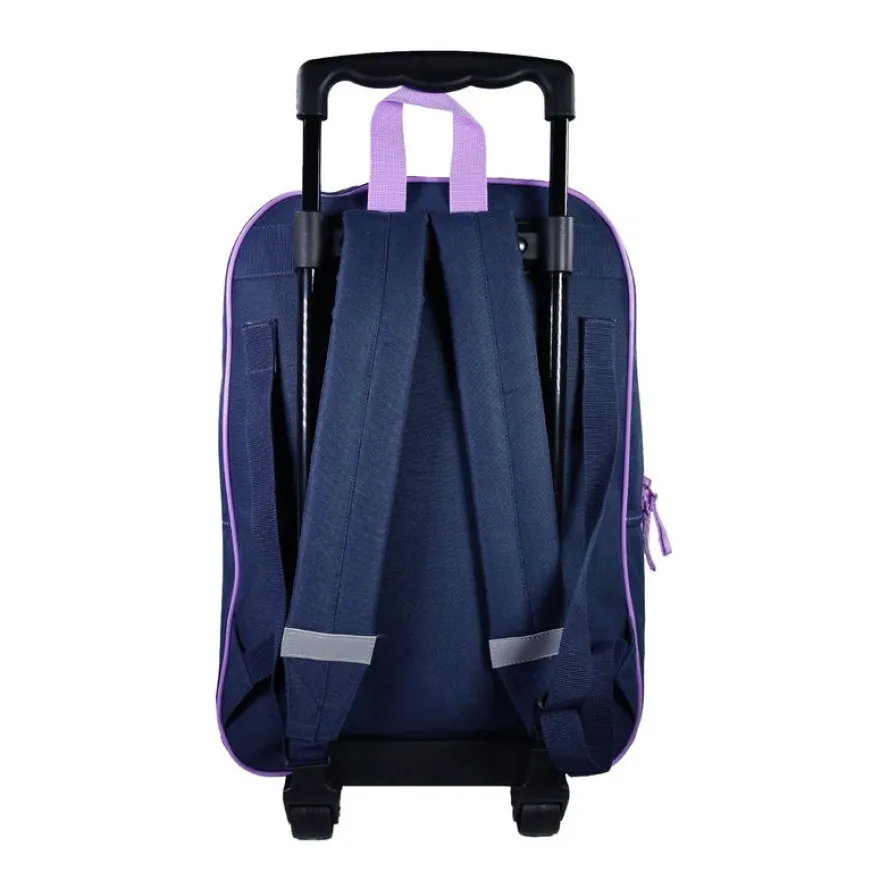 Sac à dos à roulettes Cybel - 1 compartiment - bleu - Bagtrotter