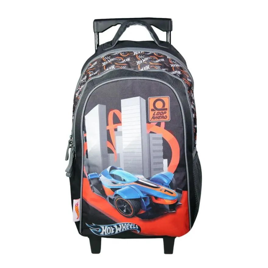 Sac à dos à roulettes Hot Wheels - 2 compartiments - multicolore - Bagtrotter