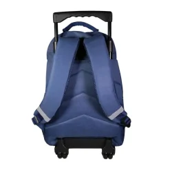 Sac à dos à roulettes Lili Lou - 2 compartiments - bleu - Bagtrotter
