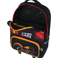 Sac à dos à roulettes Megacars / Megabikes - 1 compartiment - marine ou noir - Oberthur