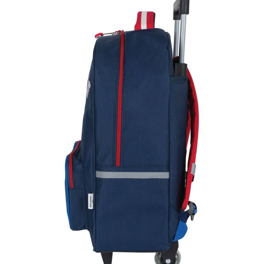 Sac à dos à roulettes OB Sport - 1 compartiment - marine et gris anthracite - Oberthur