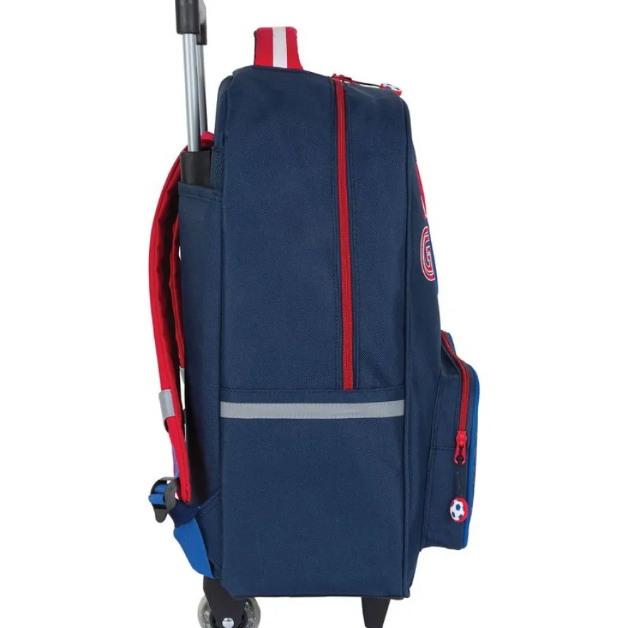 Sac à dos à roulettes OB Sport - 1 compartiment - marine et gris anthracite - Oberthur