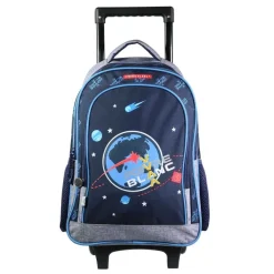 Sac à dos à roulettes Poivre Blanc Espace - 2 compartiments - bleu - Bagtrotter