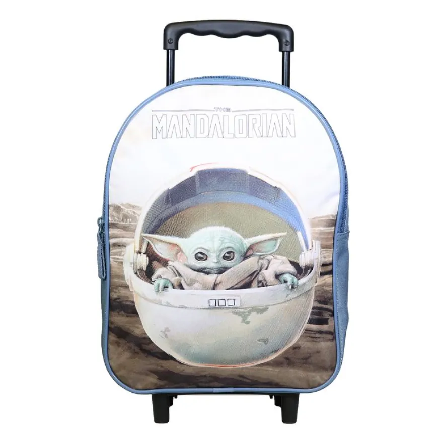 Sac à dos à roulettes Star Wars / The Mandalorian 31 cm - 1 compartiment - beige - Bagtrotter