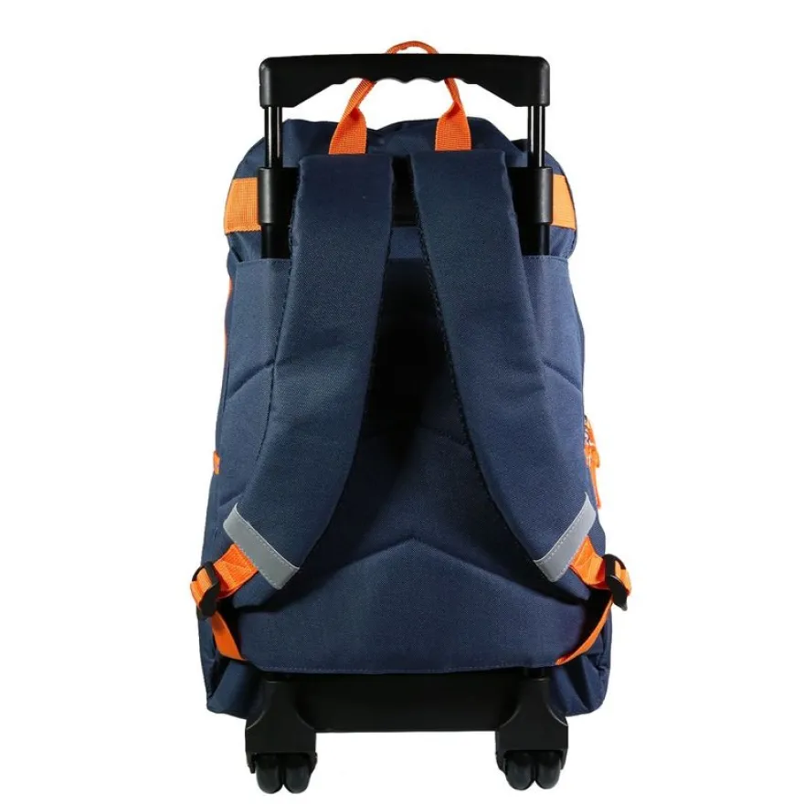 Sac à dos à roulettes Vorax Dinosaure - 2 compartiments - bleu - Bagtrotter