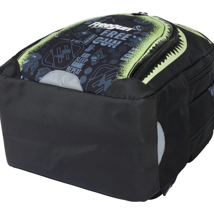 Sac à dos Freegun Primaire - 2 compartiments - noir - Oberthur