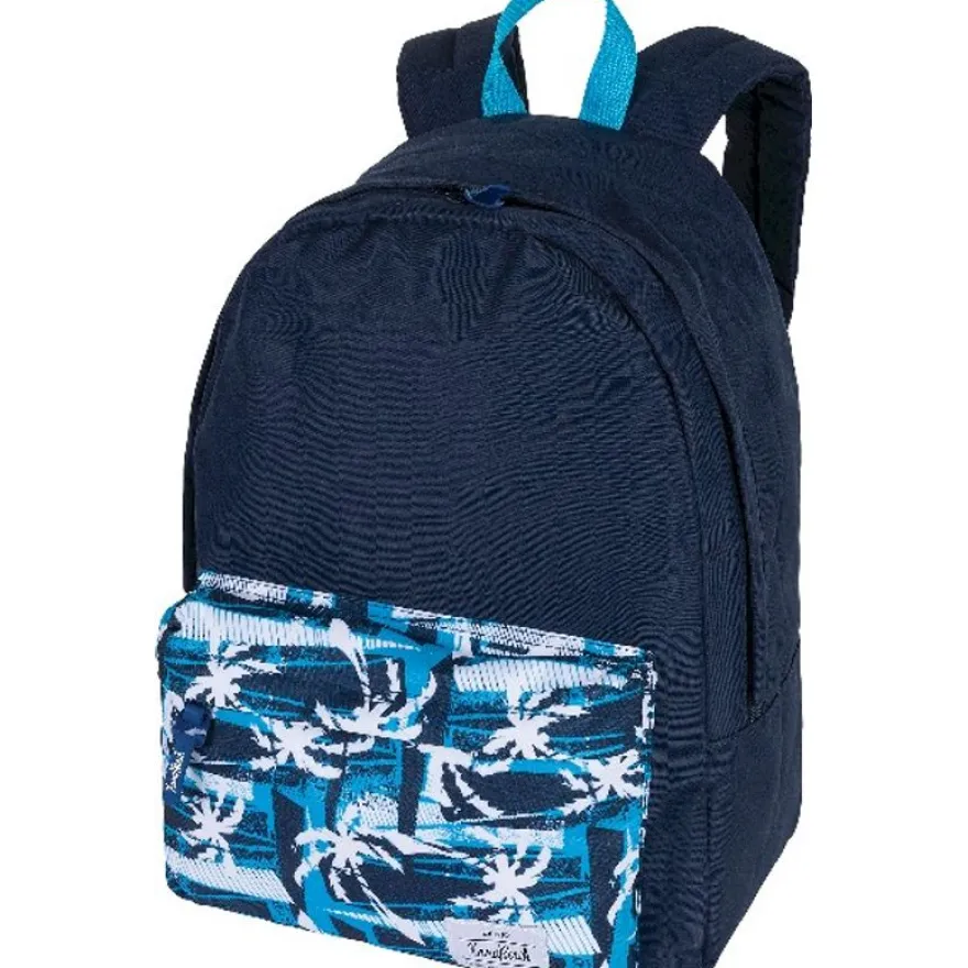 Sac à dos Kanabeach Boy - 1 compartiment - gris chiné et noir - Exclusivité Bureau Vallée - Oberthur