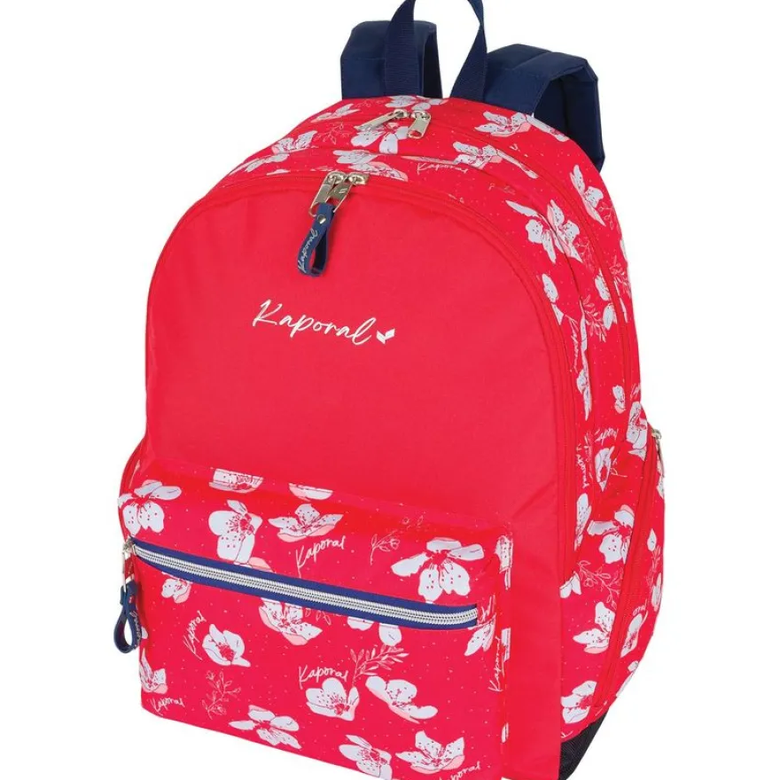 Sac à dos Kaporal Girl - 2 compartiments - rouge - Oberthur