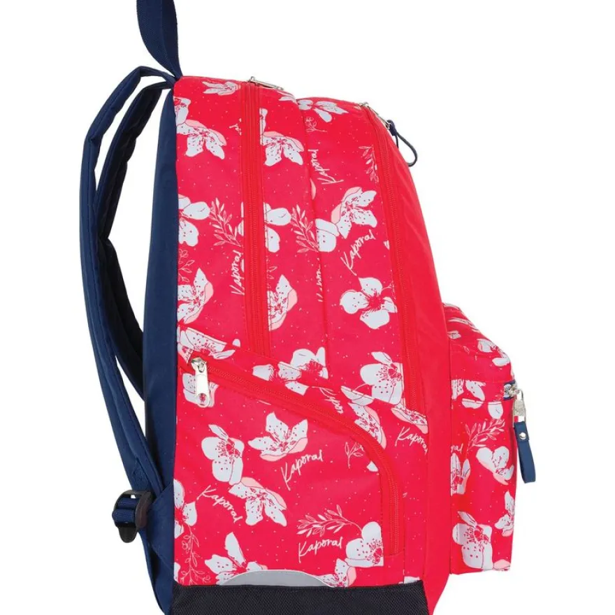 Sac à dos Kaporal Girl - 2 compartiments - rouge - Oberthur