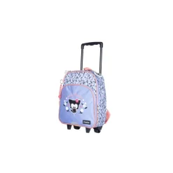 Sac à dos maternelle à roulettes Chacha Lovely - 1 compartiment - bleu lavande - Kid'Abord