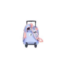 Sac à dos maternelle à roulettes Chacha Lovely - 1 compartiment - bleu lavande - Kid'Abord