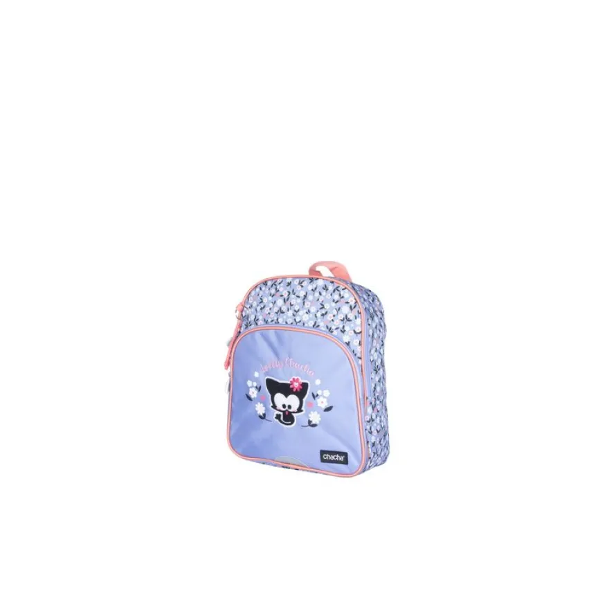 Sac à dos maternelle Chacha Lovely - 1 compartiment - bleu lavande - Kid'Abord