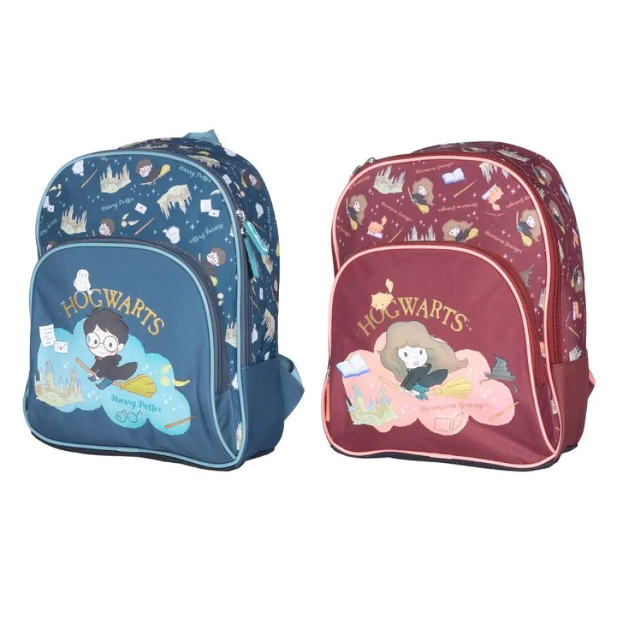 Sac à dos maternelle Harry Potter Chibi - 1 compartiment - Harry ou Hermione - Kid'Abord