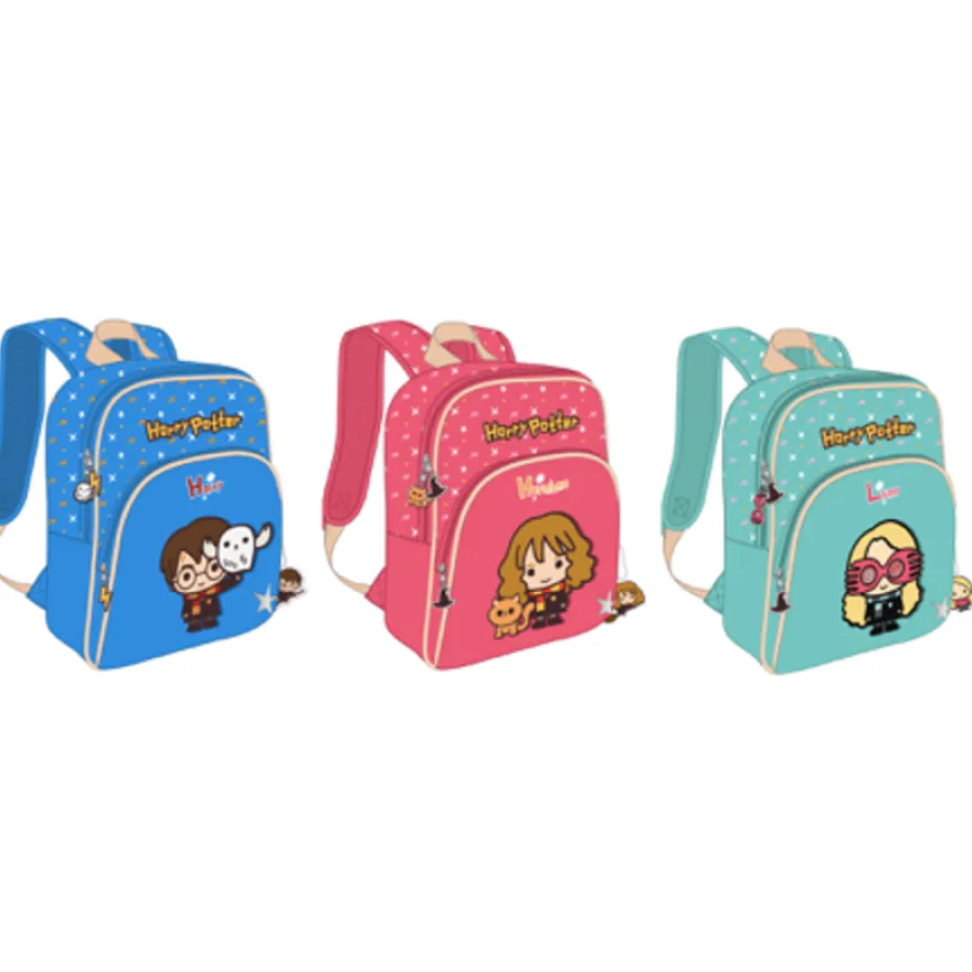 Sac à dos maternelle Harry Potter Chibi - 1 compartiment - différents modèles disponibles - Kid'Abord