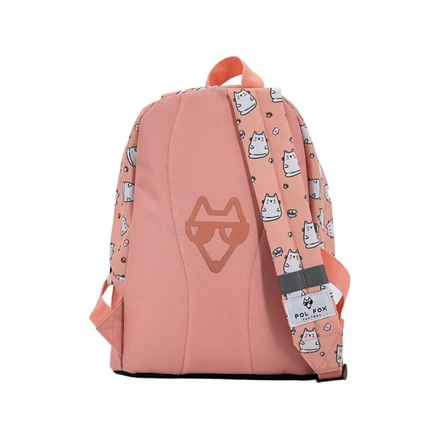 Sac à dos maternelle Hello - 1 compartiment - chat - Pol Fox