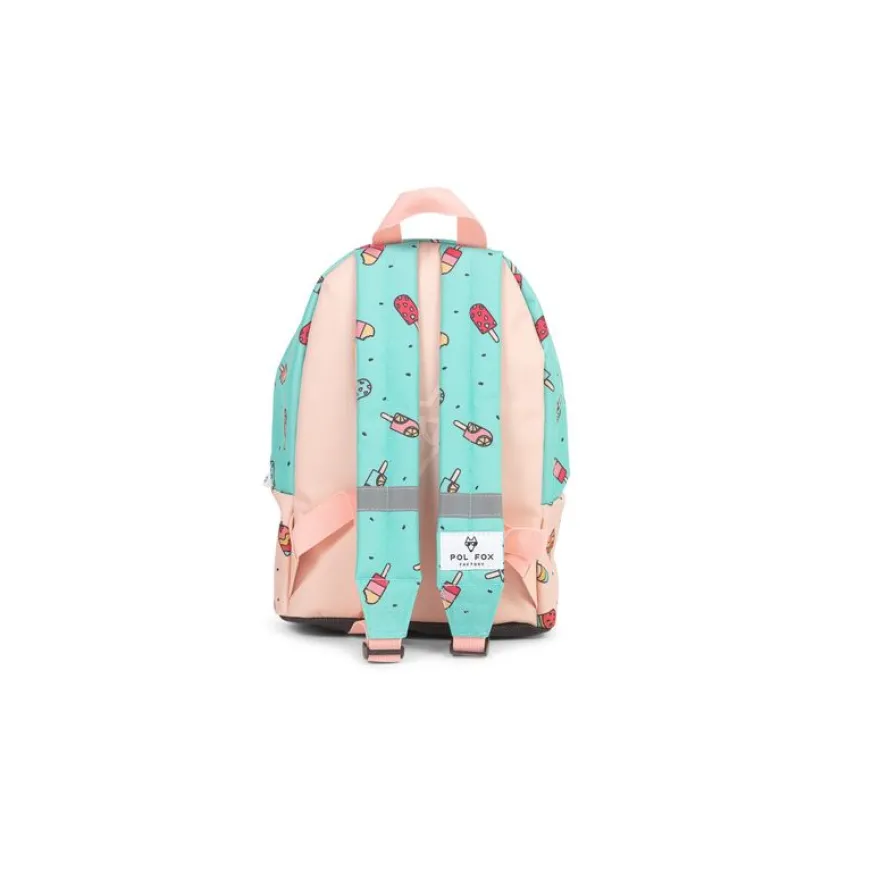 Sac à dos maternelle Ice Pop - 1 compartiment - bleu - Pol Fox