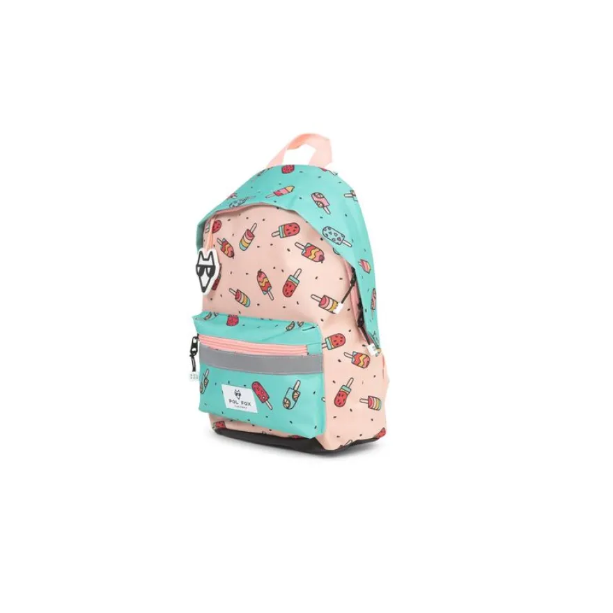 Sac à dos maternelle Ice Pop - 1 compartiment - bleu - Pol Fox
