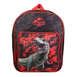 Sac à dos maternelle Jurassic World - 1 compartiment - rouge - Bagtrotter