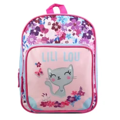 Sac à dos maternelle Lililou - 1 compartiment - rose - Bagtrotter