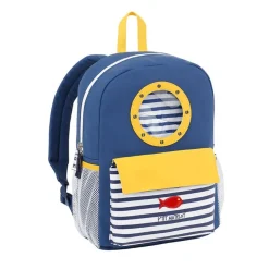 Sac à dos maternelle Ptit Matelot - 1 compartiment - bleu - Viquel