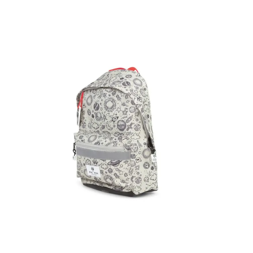 Sac à dos maternelle Rocket - 1 compartiment - gris - Pol Fox