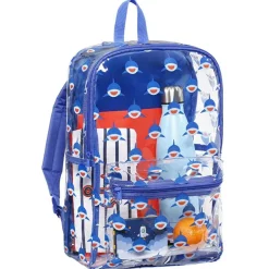 Sac à dos maternelle translucide Baby Kawaii Requin - 1 compartiment - Viquel
