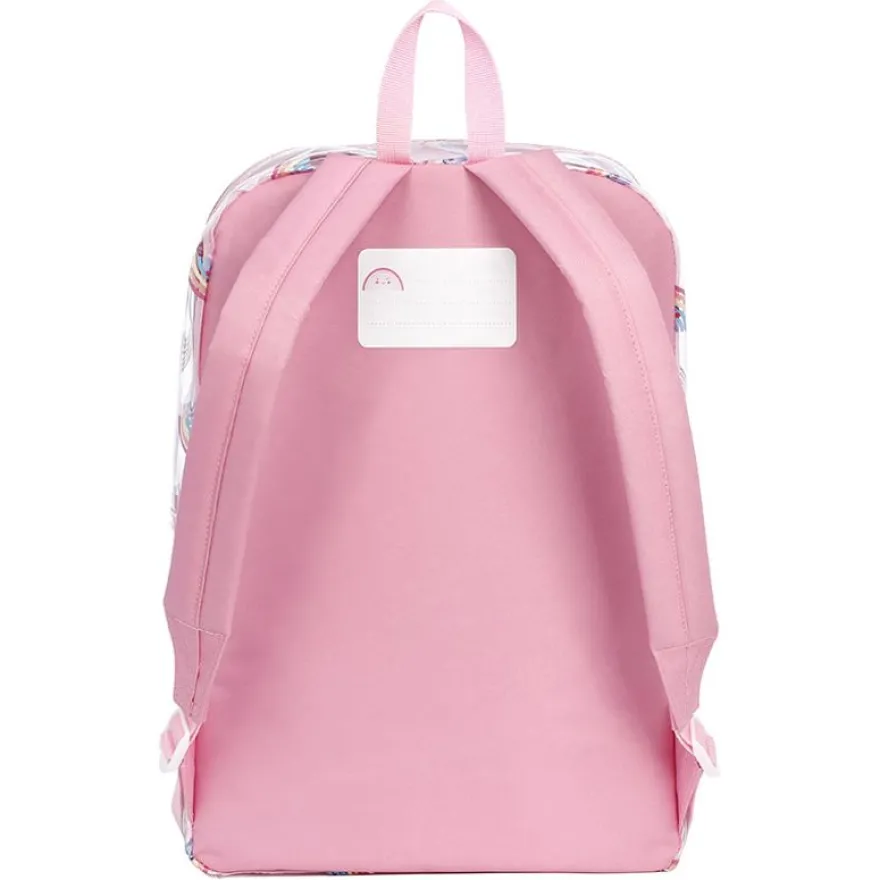 Sac à dos maternelle translucide Baby Kawaii Rainbow - 1 compartiment - Viquel